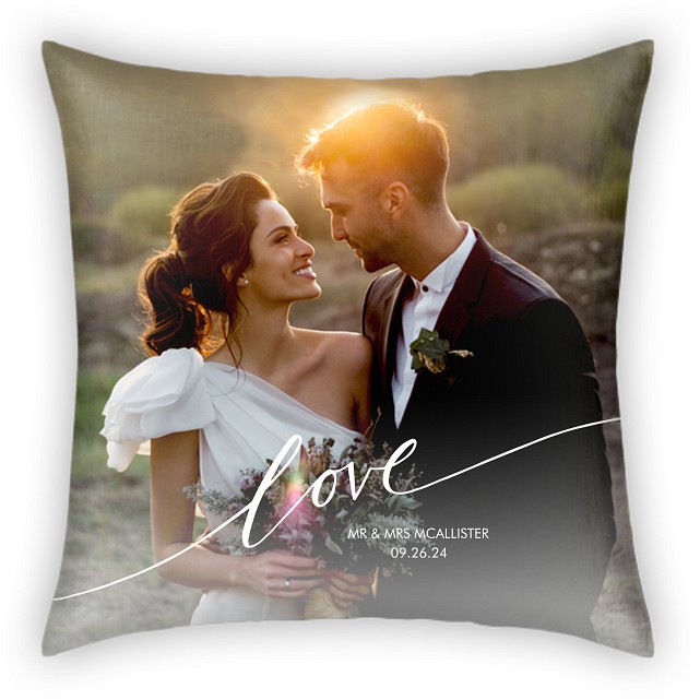Love Script Custom Pillows