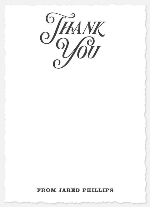 Vintage Inspired Thank You Cards 