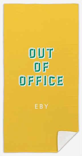 Out of Office Custom Beach Towels