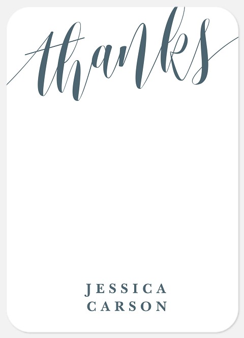 Graceful Thanks Thank You Cards 