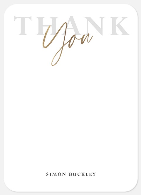 Layered Thank You Thank You Cards 