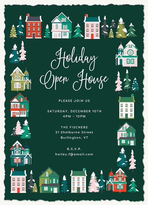 Magical Homes Holiday Party Invitations
