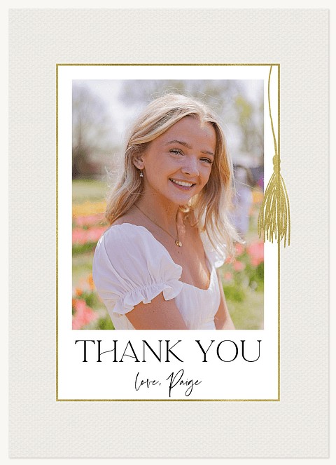 Radiant Tassel Thank You Cards 