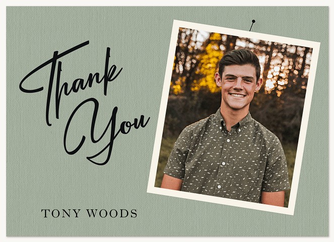 Pinned Snapshot Thank You Cards 