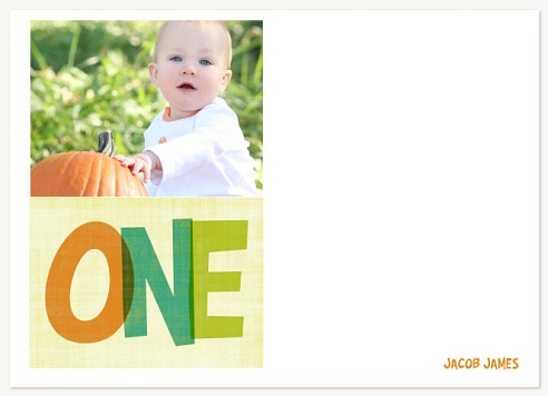 Orange Glow Thank You Cards