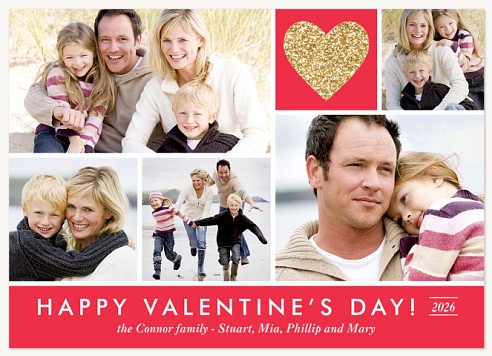 Gold & Glitter Valentine's Cards