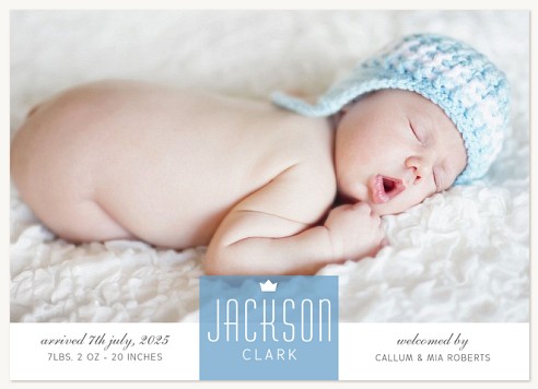 Mister Modern Baby Announcements