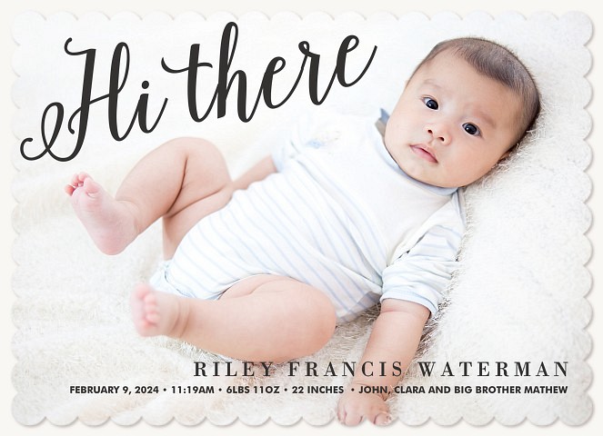 Hi There Baby Announcements