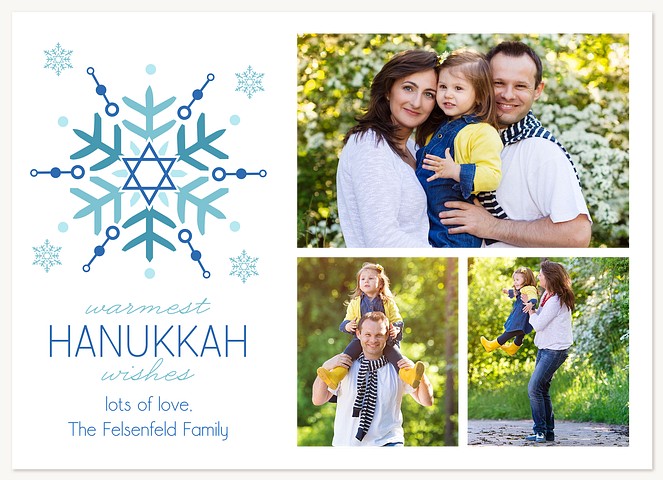Hanukkah Snowflake  Hanukkah Cards