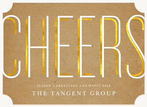 Big Cheers Christmas Cards for Business