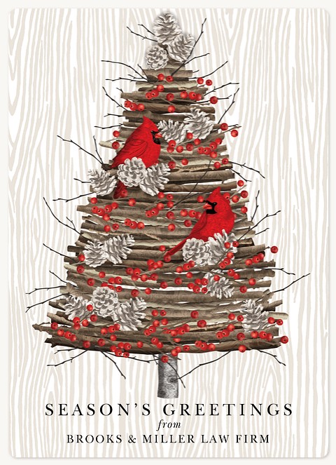 Dashing Cardinals Holiday & Christmas Magnet Cards