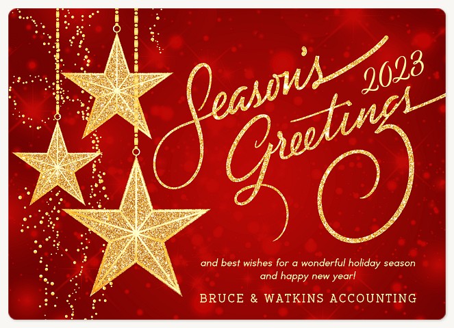 Starlight Starbright Holiday & Christmas Magnet Cards