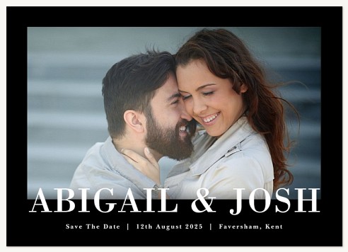 Statement Piece Save the Date Cards