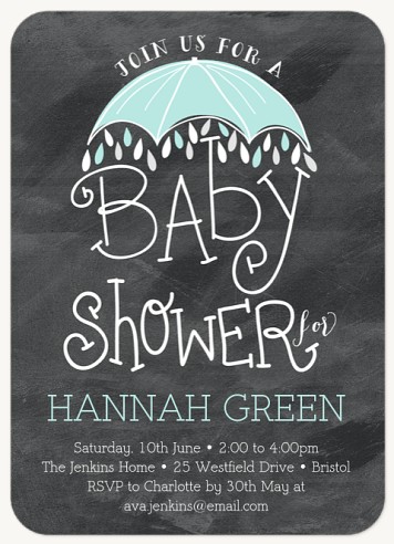 Charming Darling Baby Boy Shower Invitations, Baby Shower Invitations