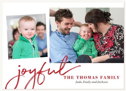 Joyfully Scripted Christmas Cards