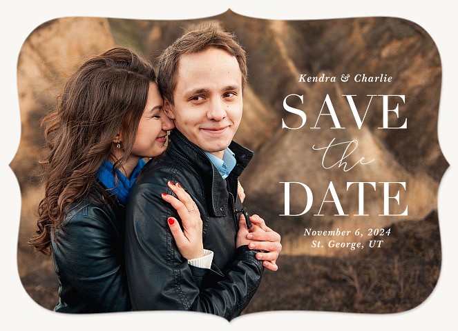 Timeless Love Save the Date Cards