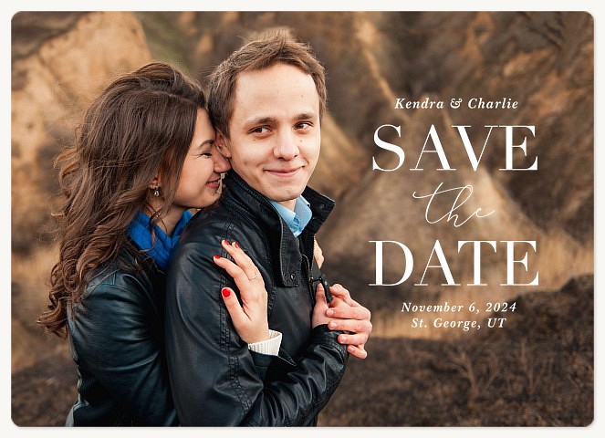 Timeless Love Save the Date Magnets