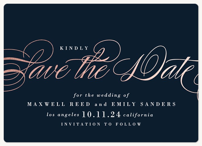 Chic Incandescence  Save the Date Magnets