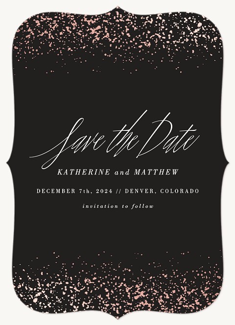 Breathtaking Glow Save the Date Cards