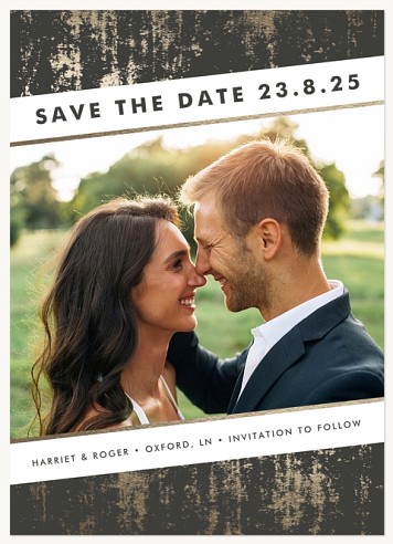 Gilded Glam Save the Date Cards