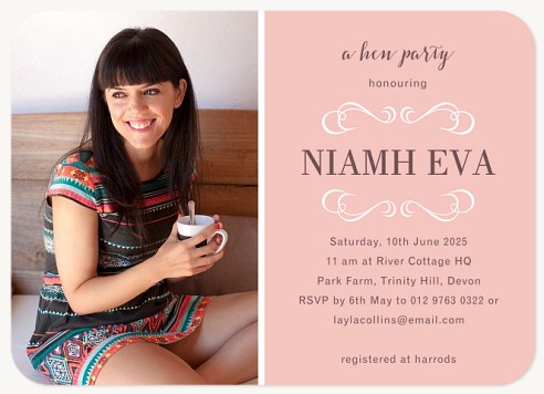 Grand Soirée Hen Party Invitations