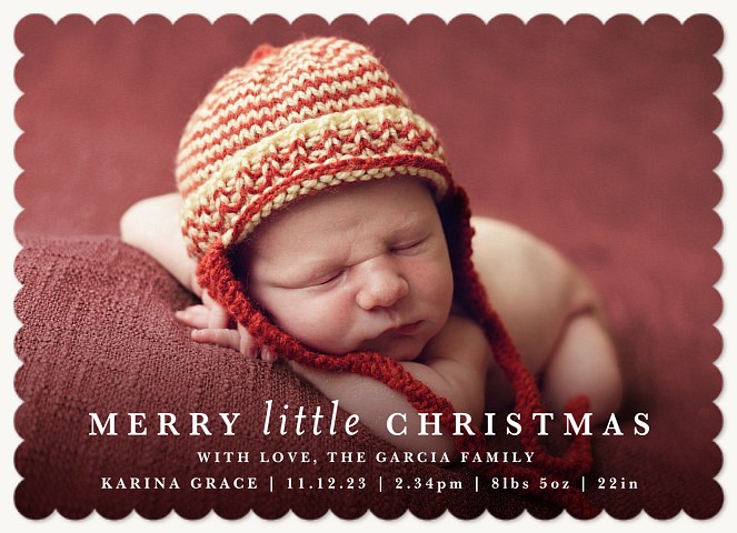 Little Merry  Personalized Holiday Cards
