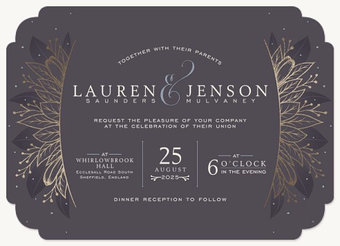 Midsummer Night's Dream Wedding Invitations