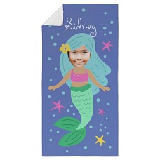 Mermaid Photo Beach Towel