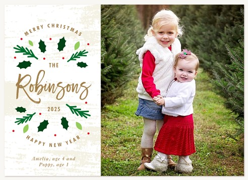 Painted Birch Christmas Cards