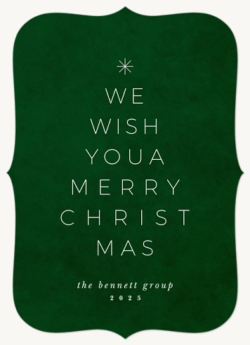 Oh Tannenbaum Christmas Cards for Business