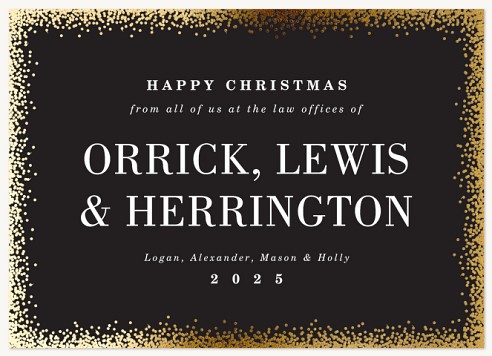 Brilliant Border Christmas Cards for Business