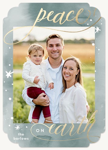 Shine On Peace Christmas Cards