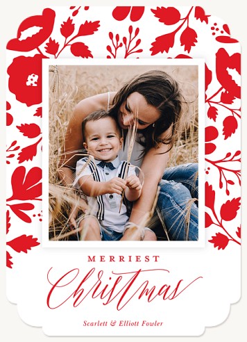 Jolly Florals Christmas Cards