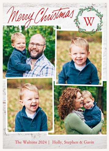 Namesake Collage Christmas Cards