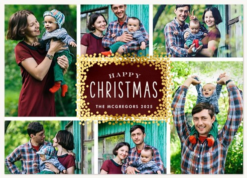 Dazzling Flurry Christmas Cards