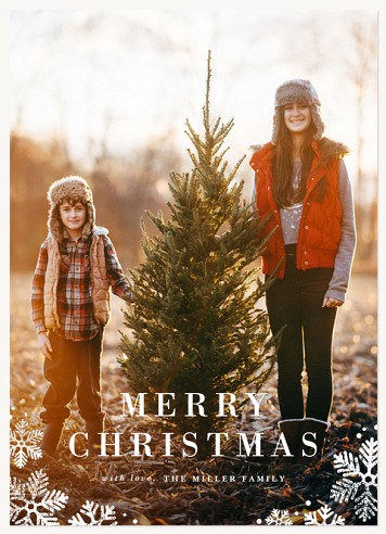 Vintage Snowflakes Christmas Cards