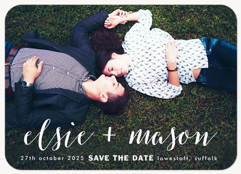 Love's Equation Save the Date Cards