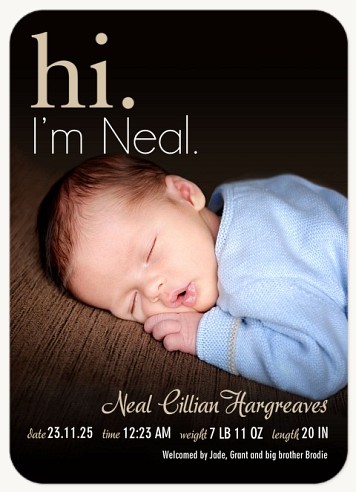 Hi There Baby Announcements
