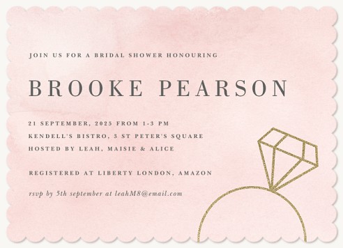 Bride To Be Hen Party Invitations