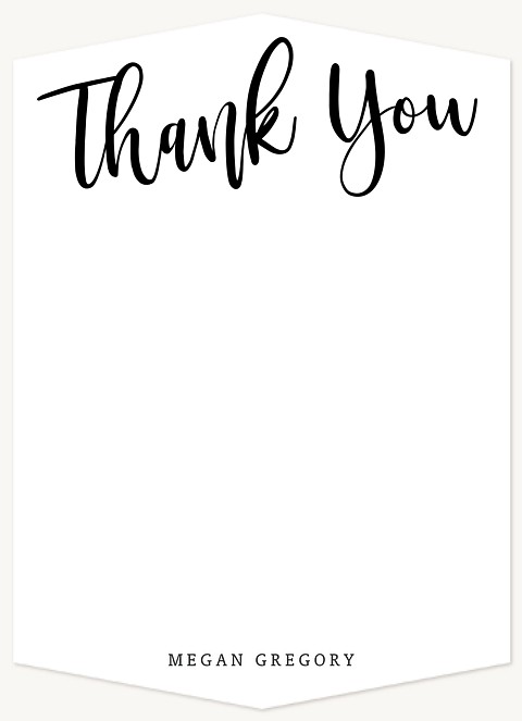 Modern Calligraphy Graduation Thank You Cards