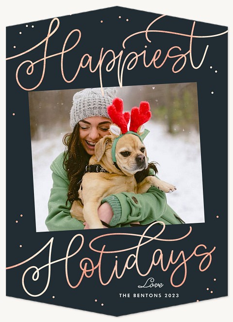 Fanciful Gildings Personalized Holiday Cards