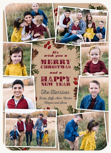 Natural Charm Christmas Cards