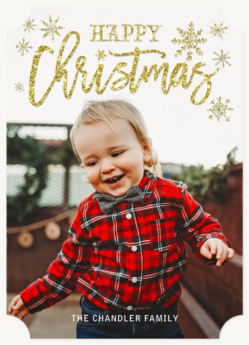 Snowflake Sparkle Christmas Cards