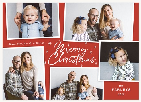 Memorable Collage Christmas Cards