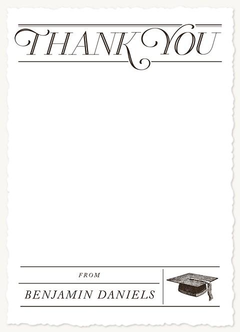 Vintage Engravings Thank You Cards 