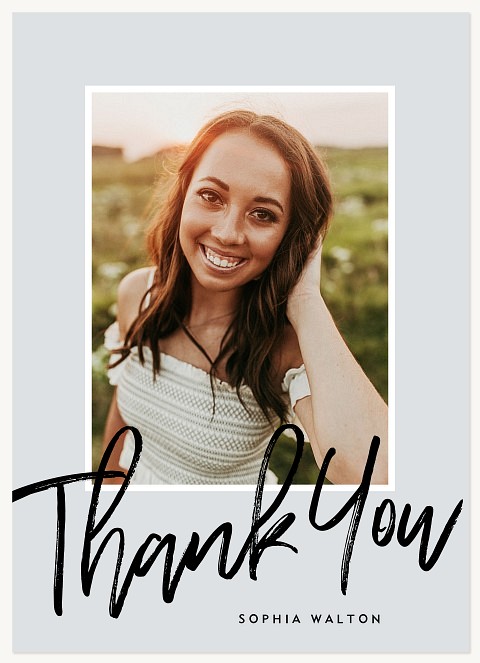 Bold Moment Graduation Thank You Cards