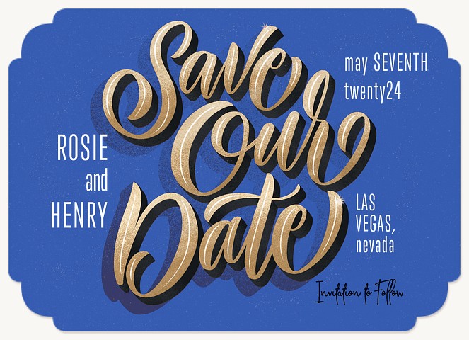 Epic Date Save the Date Cards