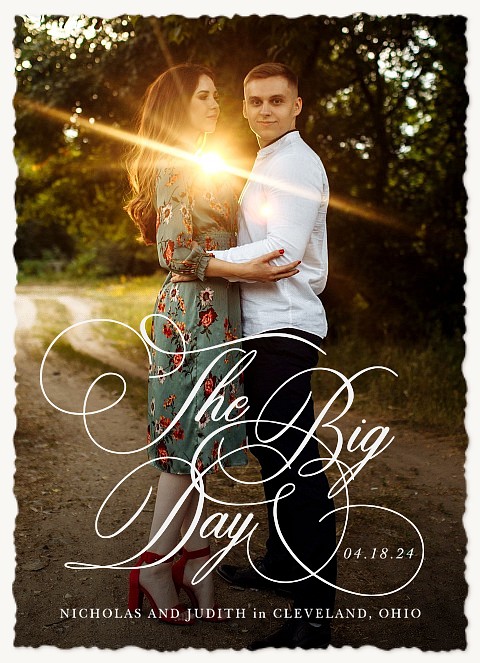 The Big Day Save the Date Cards