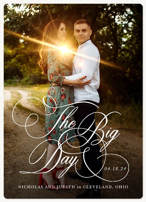 The Big Day Save the Date Magnets