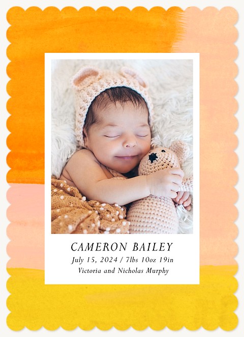 Marigold Baby Announcements